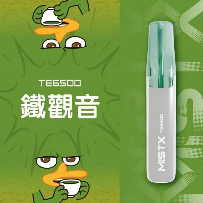 MIST X TE 鴨嘴獸 6500口 一次性電子煙｜長效續航｜拋棄式設計 × 免充電