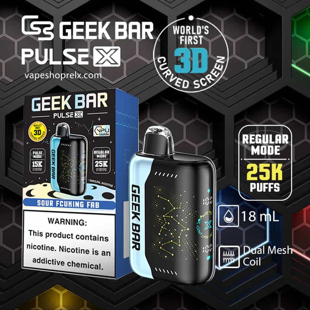 GEEK BAR PULSE X 25000口 星空系列｜拋棄式大口數・口感穩定耐抽