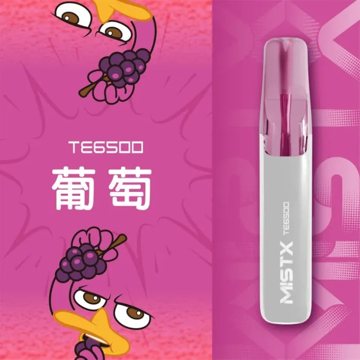 MIST X TE 鴨嘴獸 6500口 一次性電子煙｜長效續航｜拋棄式設計 × 免充電