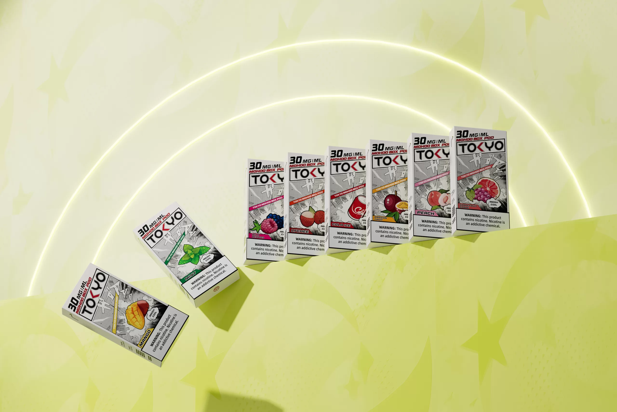 TOKYO MOHOO BOX 東京魔盒煙彈｜大容量換彈式主機・買三盒加100送主機・台灣電子菸批發