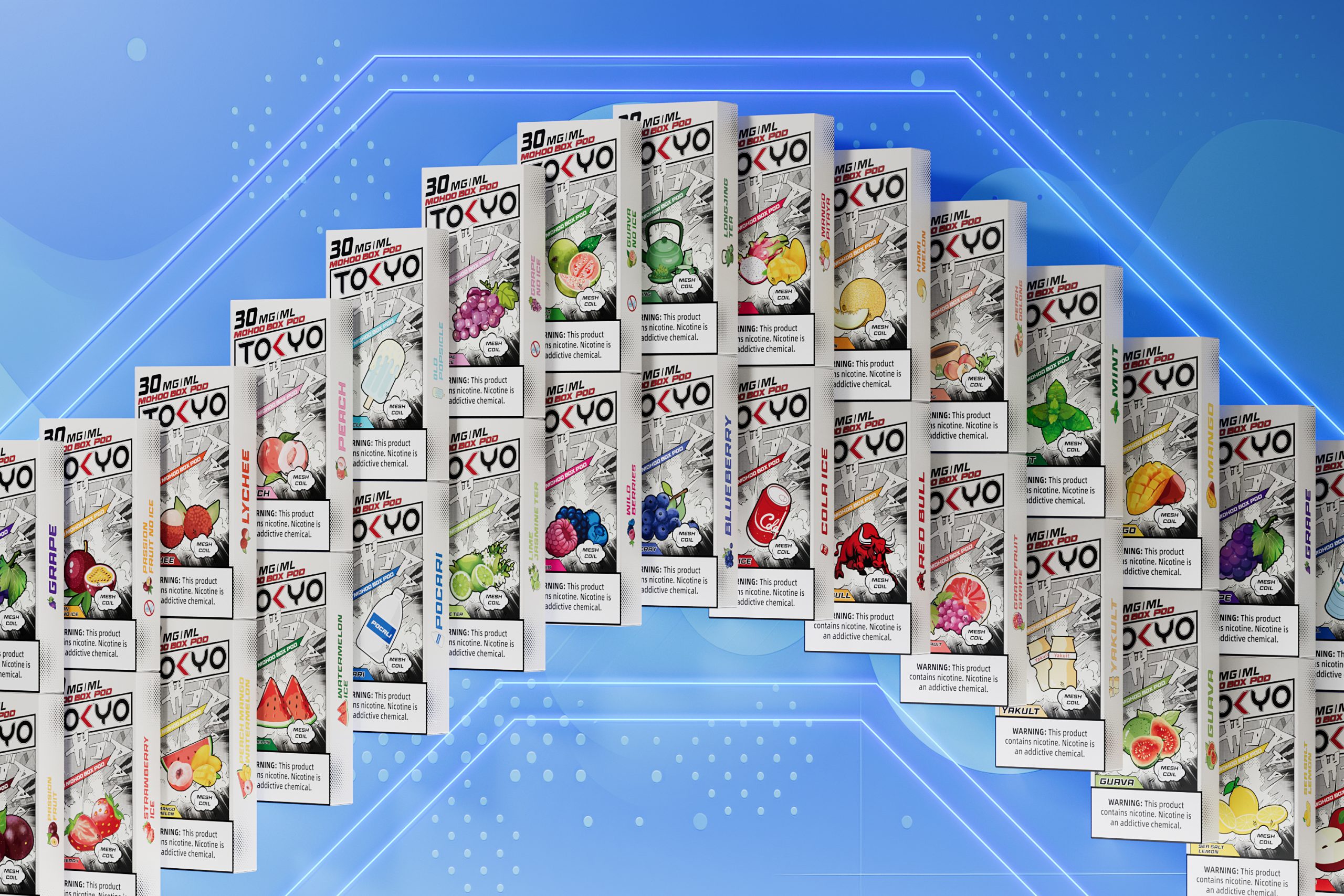 TOKYO MOHOO BOX 東京魔盒煙彈｜大容量換彈式主機・買三盒加100送主機・台灣電子菸批發