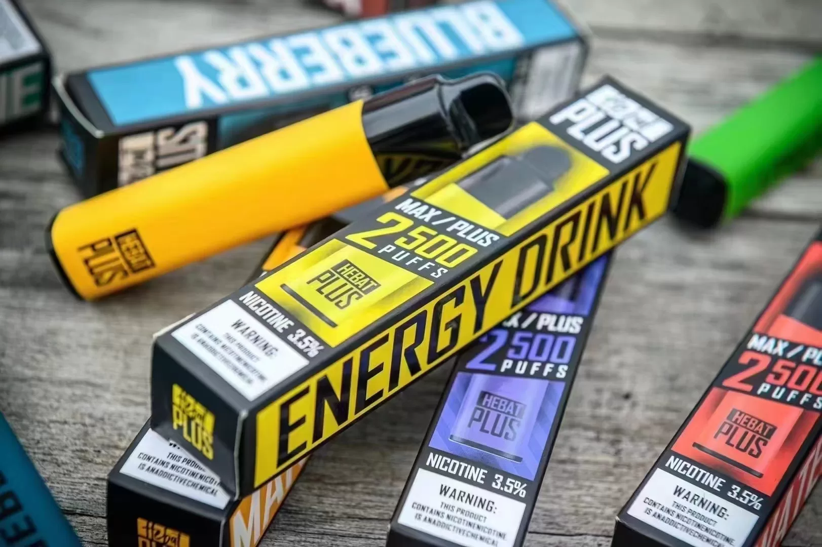 Hebat 喜貝 高品質一次性電子煙 多口味拋棄式設計