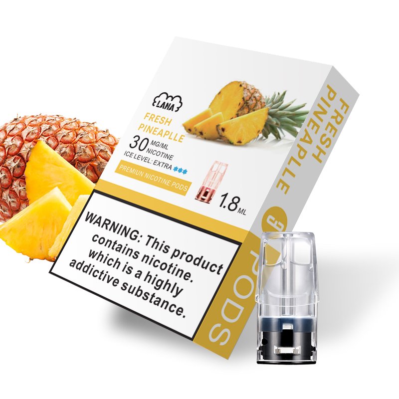 LANA 一代專用煙彈｜三入裝｜2.5ML｜35款風味與LED發光效果