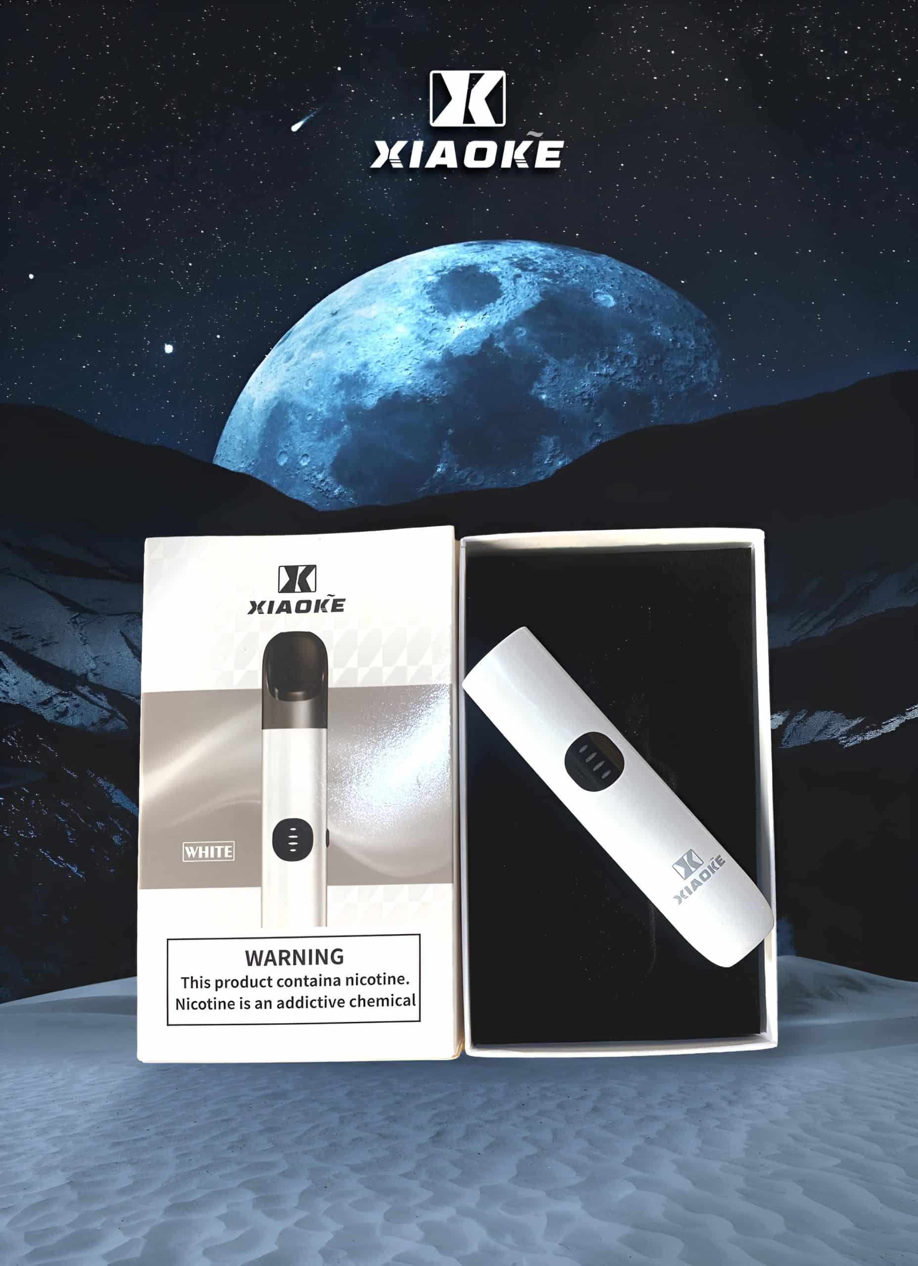 XIAOKE梟客6代電子煙主機｜三檔功率調節・快充長續航｜兼容4/5/6代煙彈・炫彩燈效設計