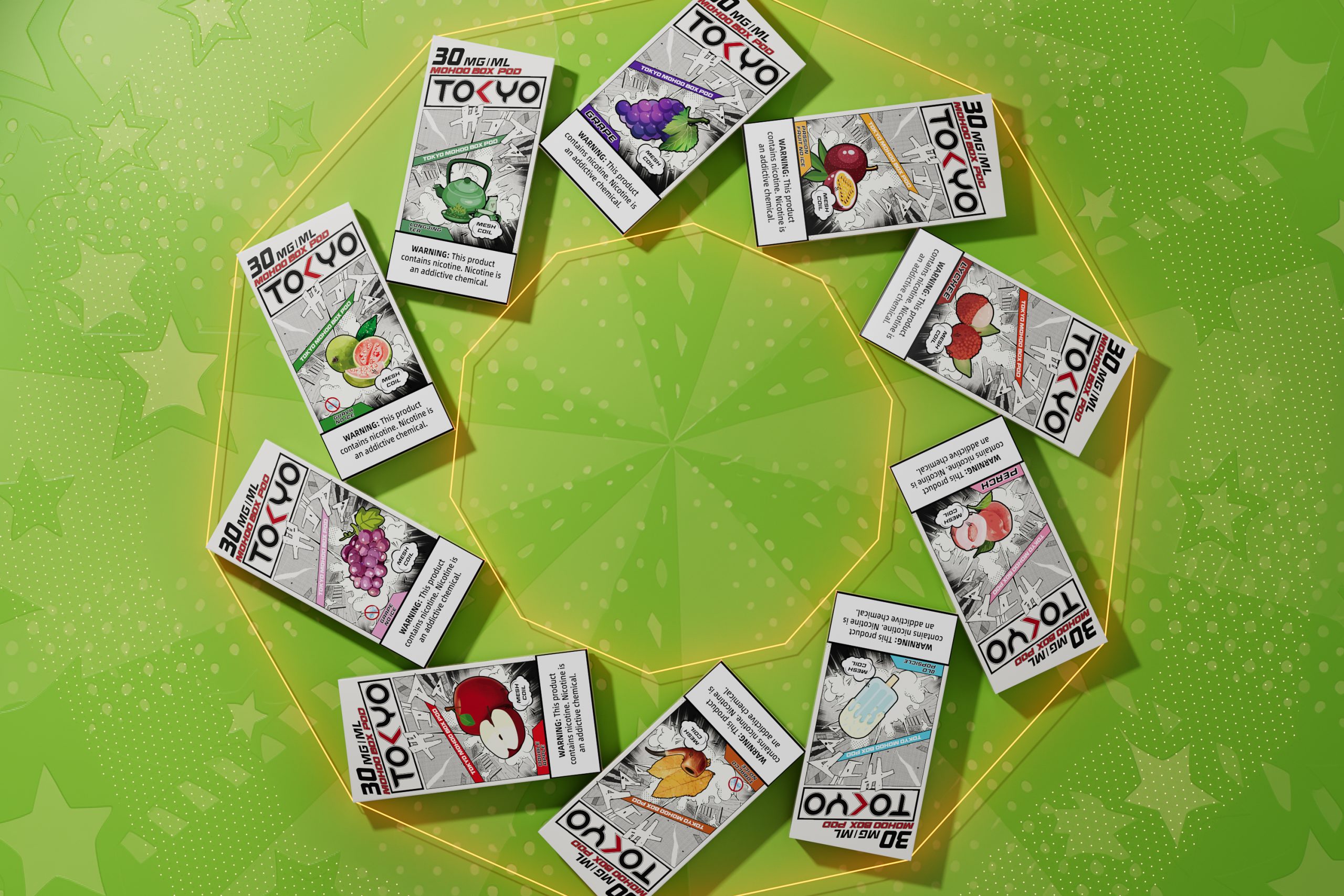 TOKYO MOHOO BOX 東京魔盒煙彈｜大容量換彈式主機・買三盒加100送主機・台灣電子菸批發