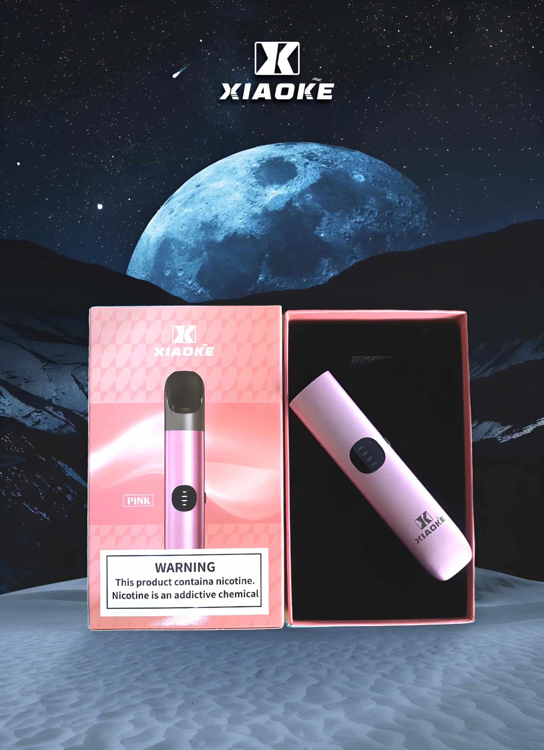 XIAOKE梟客6代電子煙主機｜三檔功率調節・快充長續航｜兼容4/5/6代煙彈・炫彩燈效設計