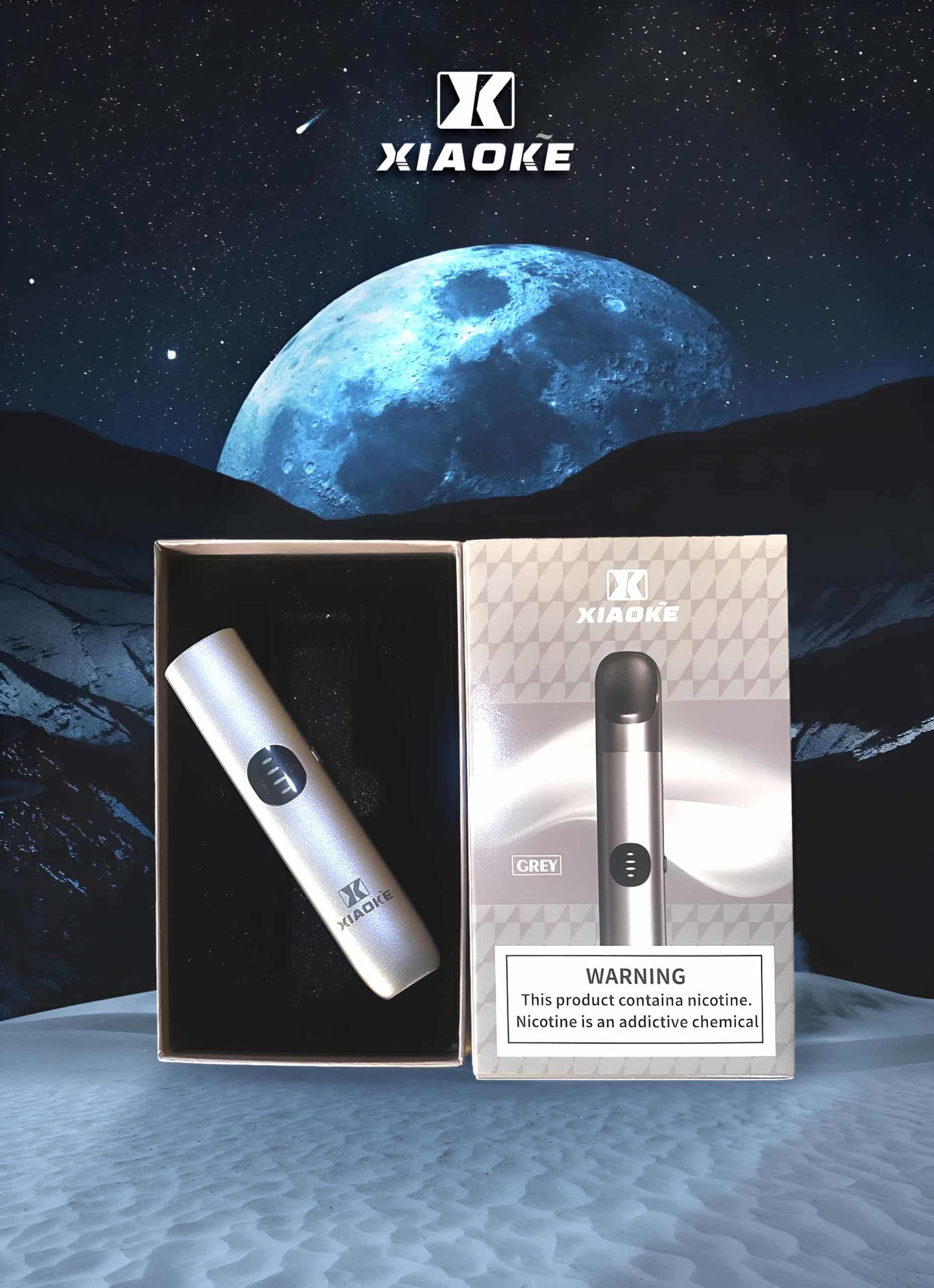 XIAOKE梟客6代電子煙主機｜三檔功率調節・快充長續航｜兼容4/5/6代煙彈・炫彩燈效設計