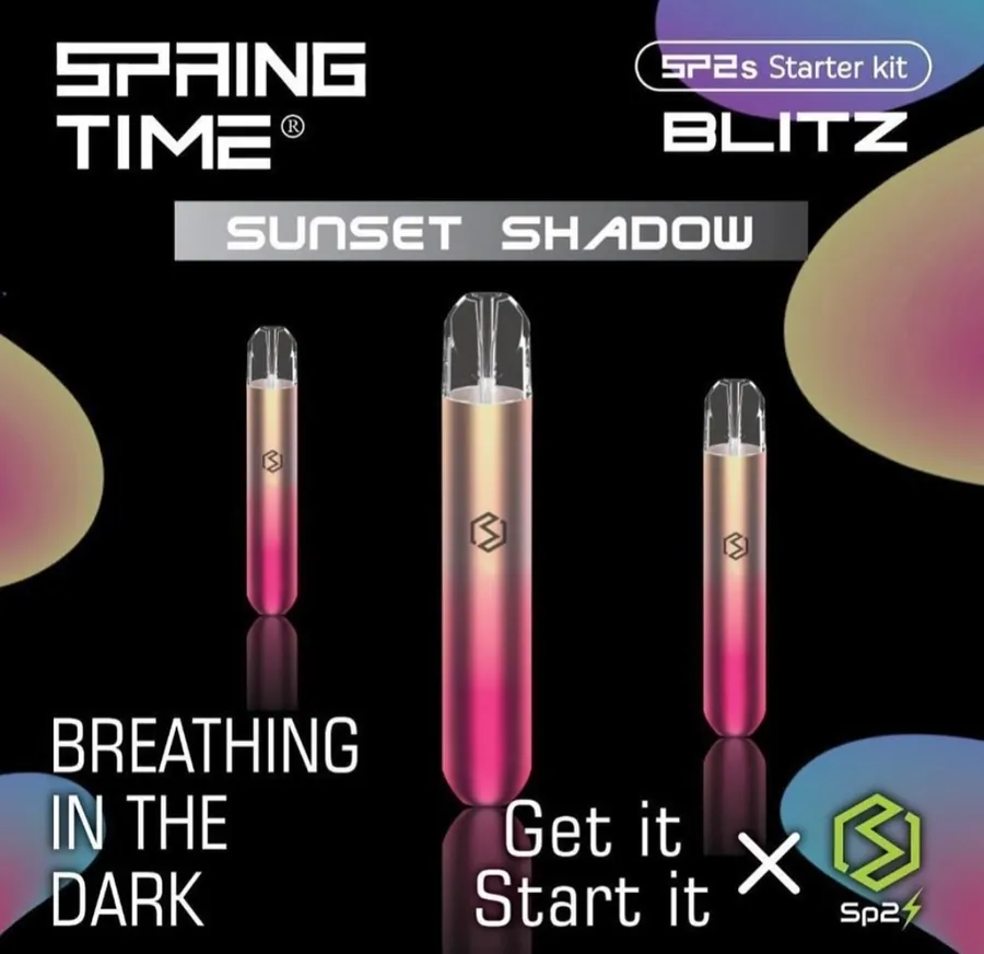 SP2霧面發光電子煙主機｜高效霧化體驗｜全面適配一代煙彈