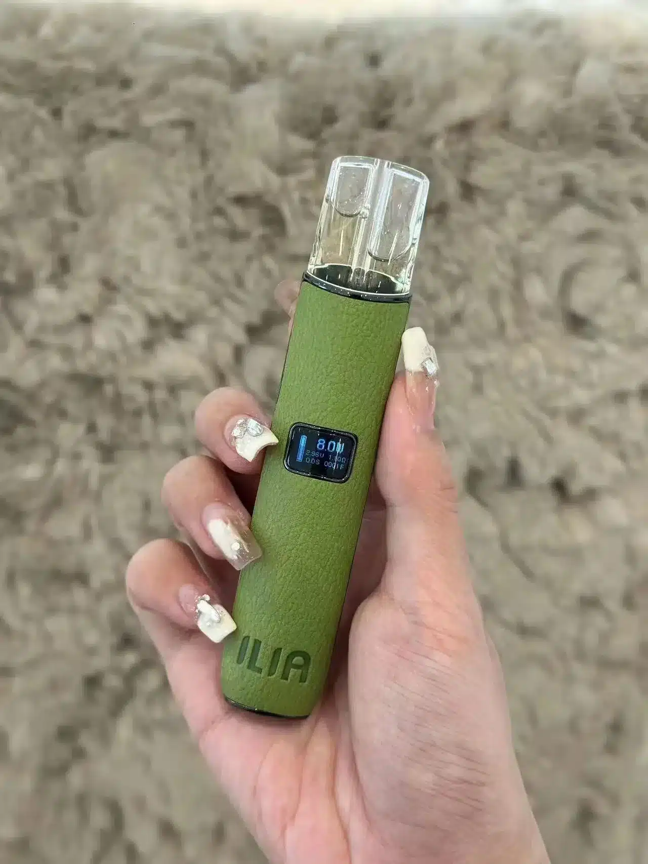 ILIA皮革電子煙主機｜通用一代煙彈｜高質感霧化桿